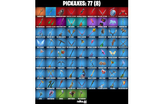 UNIQUE - War Machine , Hades [35 Skins, 600 Vbucks, 77 Axes, 46 Emotes,  61 Gliders and MORE!]