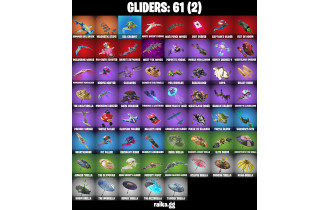 UNIQUE - War Machine , Hades [35 Skins, 600 Vbucks, 77 Axes, 46 Emotes,  61 Gliders and MORE!]