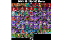 UNIQUE - Scarlet Witch, Red Knight [68 Skins, 300 Vbucks, 72 Axes, 86 Emotes, 55 Gliders and MORE!]