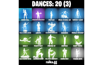 UNIQUE - Cerberus, Zeus [16 Skins, 400 Vbucks, 25 Axes, 20 Emotes, 23 Gliders and MORE!]