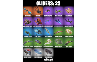 UNIQUE - Cerberus, Zeus [16 Skins, 400 Vbucks, 25 Axes, 20 Emotes, 23 Gliders and MORE!]