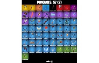 UNIQUE - Subzero Cryptic , Sultura [26 Skins, 150 Vbucks, 57 Axes, 46 Emotes, 61 Gliders and MORE!]