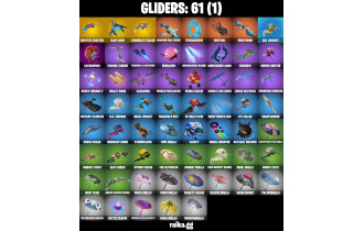 UNIQUE - Subzero Cryptic , Sultura [26 Skins, 150 Vbucks, 57 Axes, 46 Emotes, 61 Gliders and MORE!]