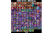 UNIQUE - Rust, Peter Griffin  [141 Skins, 1850 Vbucks, 175 Axes, 143 Emotes, 145 Gliders and MORE!]
