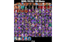 UNIQUE - Nezumi , Son Goku  [115 Skins, 100 Vbucks, 104 Axes, 57 Emotes, 62 Gliders and MORE!]