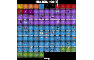 UNIQUE - Nezumi , Son Goku  [115 Skins, 100 Vbucks, 104 Axes, 57 Emotes, 62 Gliders and MORE!]