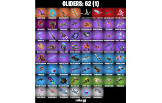 UNIQUE - Nezumi , Son Goku  [115 Skins, 100 Vbucks, 104 Axes, 57 Emotes, 62 Gliders and MORE!]