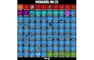 UNIQUE - Gwenpool , Joltara  [62 Skins, 150 Vbucks, 90 Axes, 62 Emotes, 55 Gliders and MORE!]