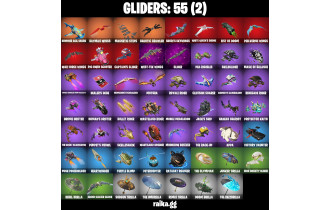 UNIQUE - Gwenpool , Joltara  [62 Skins, 150 Vbucks, 90 Axes, 62 Emotes, 55 Gliders and MORE!]