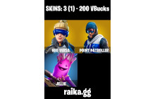 UNIQUE - Neo Versa, Doom Slayer  [3 Skins, 200 Vbucks, 3 Axes, 4 Emotes, 1 Glider and MORE!]