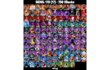 UNIQUE -  Lara Croft, Doom Slayer  [119 Skins, 750 Vbucks, 118 Axes, 94 Emotes, 95 Gliders and MORE!]