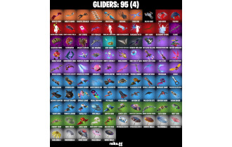 UNIQUE -  Lara Croft, Doom Slayer  [119 Skins, 750 Vbucks, 118 Axes, 94 Emotes, 95 Gliders and MORE!]
