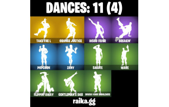 UNIQUE - Blue Team Leader , Take The L [13 Skins, 250 Vbucks, 3 Axes, 11 Emotes, 7 Gliders and MORE!]