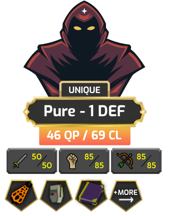 Pure - 1 DEF | TTL: 877 | CL: 69 | QP: 46 [Infernal, Ava's, MA1 & MA2, DT1 + MORE!]