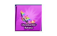 Chroma Oni Katana [Blade Ball]