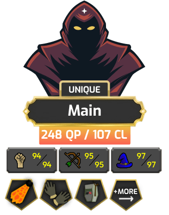 Main | TTL: 1773 | CL: 107 | QP: 248 [Fire Cape, B Gloves, Ava's, MM2, MM1, Void, Torso, SOTE, Mithril Gloves + MORE!]