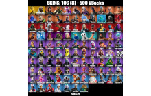 UNIQUE - Lara Croft , Merry Mint Axe  [106 Skins, 500 Vbucks, 108 Axes, 94 Emotes, 106 Gliders and MORE!]