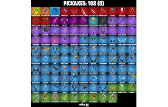 UNIQUE - Lara Croft , Merry Mint Axe  [106 Skins, 500 Vbucks, 108 Axes, 94 Emotes, 106 Gliders and MORE!]
