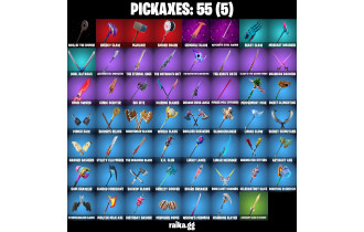 UNIQUE - Malik , Astroworld Cyclone  [46 Skins, 200 Vbucks, 55 Axes, 43 Emotes, 58 Gliders and MORE!]