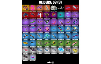 UNIQUE - Malik , Astroworld Cyclone  [46 Skins, 200 Vbucks, 55 Axes, 43 Emotes, 58 Gliders and MORE!]