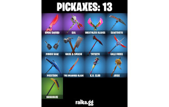 UNIQUE - Blue Team Leader , Take The L  [18 Skins, 100 Vbucks, 13 Axes, 20 Emotes, 19 Gliders and MORE!]