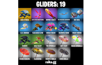UNIQUE - Blue Team Leader , Take The L  [18 Skins, 100 Vbucks, 13 Axes, 20 Emotes, 19 Gliders and MORE!]