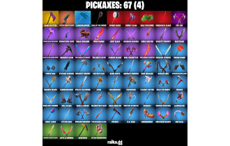 UNIQUE - Dark Skully, Spider Man [71 Skins, 50 Vbucks, 67 Axes, 69 Emotes, 63 Gliders and MORE!]