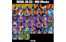 UNIQUE -  Sub Commander, Take The L  [38 Skins, 450 Vbucks, 64 Axes, 67 Emotes, 71 Gliders and MORE!]