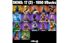 UNIQUE - Mako, Take The L  [17 Skins, 1550 Vbucks, 16 Axes, 10 Emotes, 18 Gliders and MORE!]