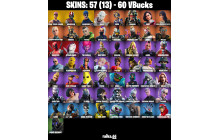 UNIQUE - OG STW, Deadpool [57 Skins, 60 Vbucks, 48 Axes, 67 Emotes,  44 Gliders and MORE!]