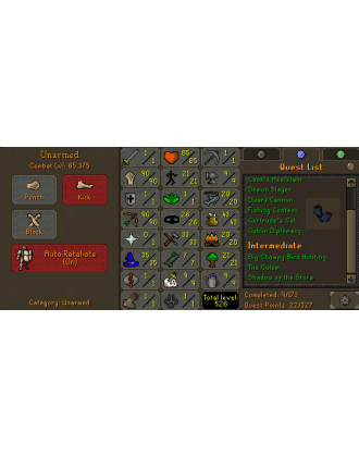 Pure - 1 DEF | TTL: 526 | CL: 65 | QP: 22 [Mithril Gloves + MORE!]