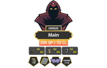 Main | Starter | TTL: 1326 | CL: 112 | QP: 205 [Ava's, MM1, DS2, Void, Lunars, Piety + MORE!]