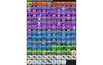 UNIQUE - IKONIK , Travis Scott [149 Skins, 55500 Vbucks, 161 Axes, 142 Emotes, 123 Gliders and MORE!]