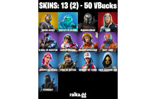 UNIQUE - Rogue Agent , Take The L  [13 Skins, 50 Vbucks, 17 Axes, 20 Emotes, 22 Gliders and MORE!]
