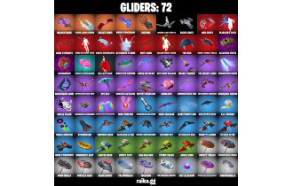 UNIQUE - Menace , Kymera [79 Skins, 300 Vbucks, 83 Axes, 61 Emotes, 72 Gliders and MORE!]