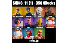 UNIQUE - OG STW,  Warpaint  [11 Skins, 350 Vbucks, 20 Axes, 10 Emotes,18 Gliders and MORE!]