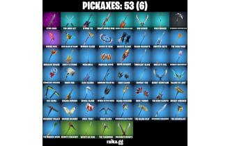 UNIQUE - Loserfruit , Nanner Ringer  [51 Skins, 53 Axes, 37 Emotes, 34 Gliders and MORE!]