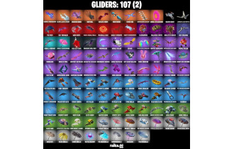UNIQUE - Rebirth Raven , Clark Kent [107 Skins, 300 Vbucks, 117 Axes, 80 Emotes, 107 Gliders and MORE!]