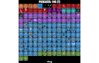 UNIQUE - Lexa, Mave [106 Skins, 350 Vbucks, 146 Axes, 110 Emotes and MORE!]