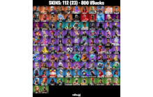 UNIQUE - Renegade Lynx , Felina  [112 Skins, 800 Vbucks, 124 Axes, 97 Emotes,104 Gliders and MORE!]