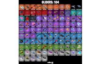 UNIQUE - Renegade Lynx , Felina  [112 Skins, 800 Vbucks, 124 Axes, 97 Emotes,104 Gliders and MORE!]