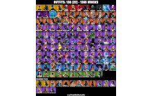 UNIQUE - OG STW, Master Chief (Matt Black) [130 Skins, 1365 Vbucks, 128 Axes, 115 Emotes, 115 Gliders and MORE!]