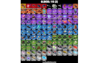 UNIQUE - OG STW, Master Chief (Matt Black) [130 Skins, 1365 Vbucks, 128 Axes, 115 Emotes, 115 Gliders and MORE!]