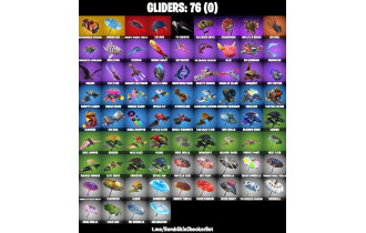 UNIQUE - Travis Scott , Merry Minty Pickaxe  [84 Skins, 850 Vbucks, 70 Axes, 83 Emotes, 76 Gliders and MORE!]