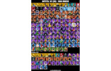 UNIQUE - Travis Scott , Grind  [141 Skins, 1600 Vbucks, 134 Axes, 163 Emotes, 151 Gliders and MORE!]