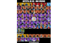 UNIQUE - Ikonik, Scenario  [65 Skins, 850 Vbucks, 57 Axes, 82 Emotes, 69 Gliders and MORE!]