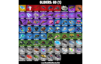 UNIQUE - Ikonik, Scenario  [65 Skins, 850 Vbucks, 57 Axes, 82 Emotes, 69 Gliders and MORE!]