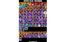 UNIQUE - OG STW, Rust Bucket  [75 Skins, 700 Vbucks, 79 Axes, 86 Emotes, 94 Gliders and MORE!]