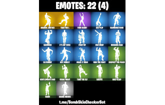 UNIQUE - Snowflake, Take The L  [14 Skins, 1250 Vbucks, 10 Axes, 22 Emotes, 21 Gliders and MORE!]