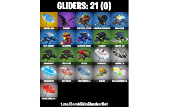 UNIQUE - Snowflake, Take The L  [14 Skins, 1250 Vbucks, 10 Axes, 22 Emotes, 21 Gliders and MORE!]